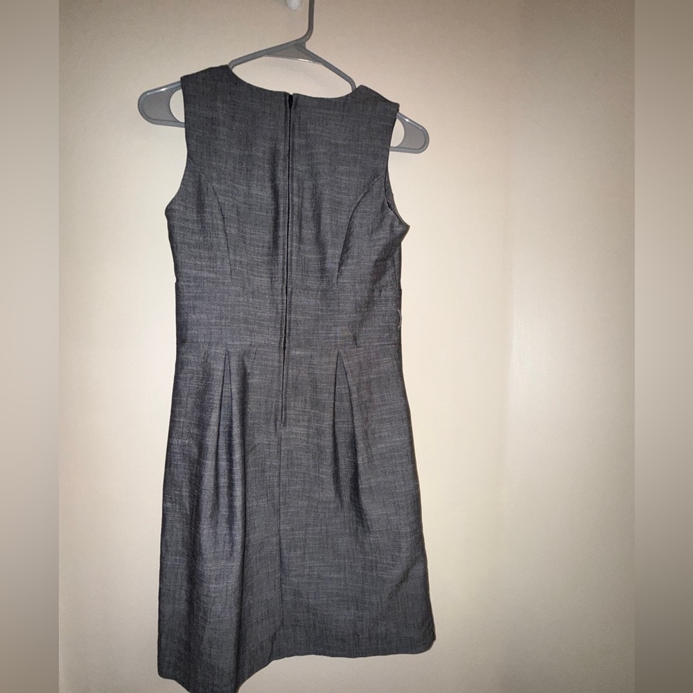 BCX Gray Sleeveless Sheath Mini Dress